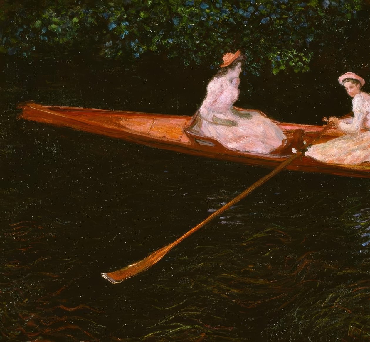 Statkiem na Epte (Kajakiem na Epte) autorstwa Claude Monet