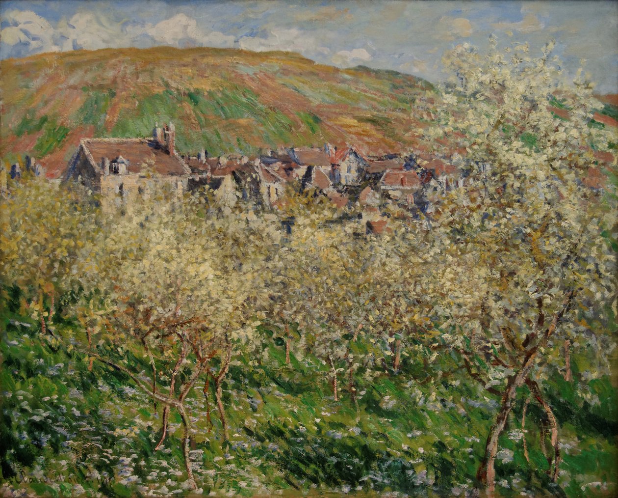 Kwitnące śliwki autorstwa Claude Monet