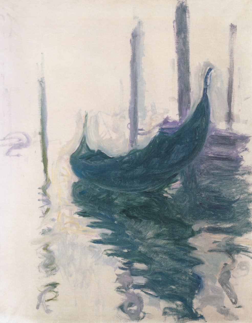 Gondola w Wenecji autorstwa Claude Monet