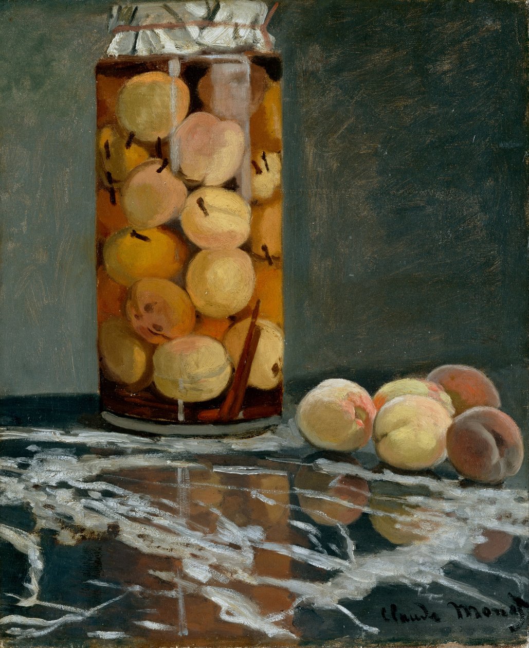 Słoik Brzoskwini autorstwa Claude Monet