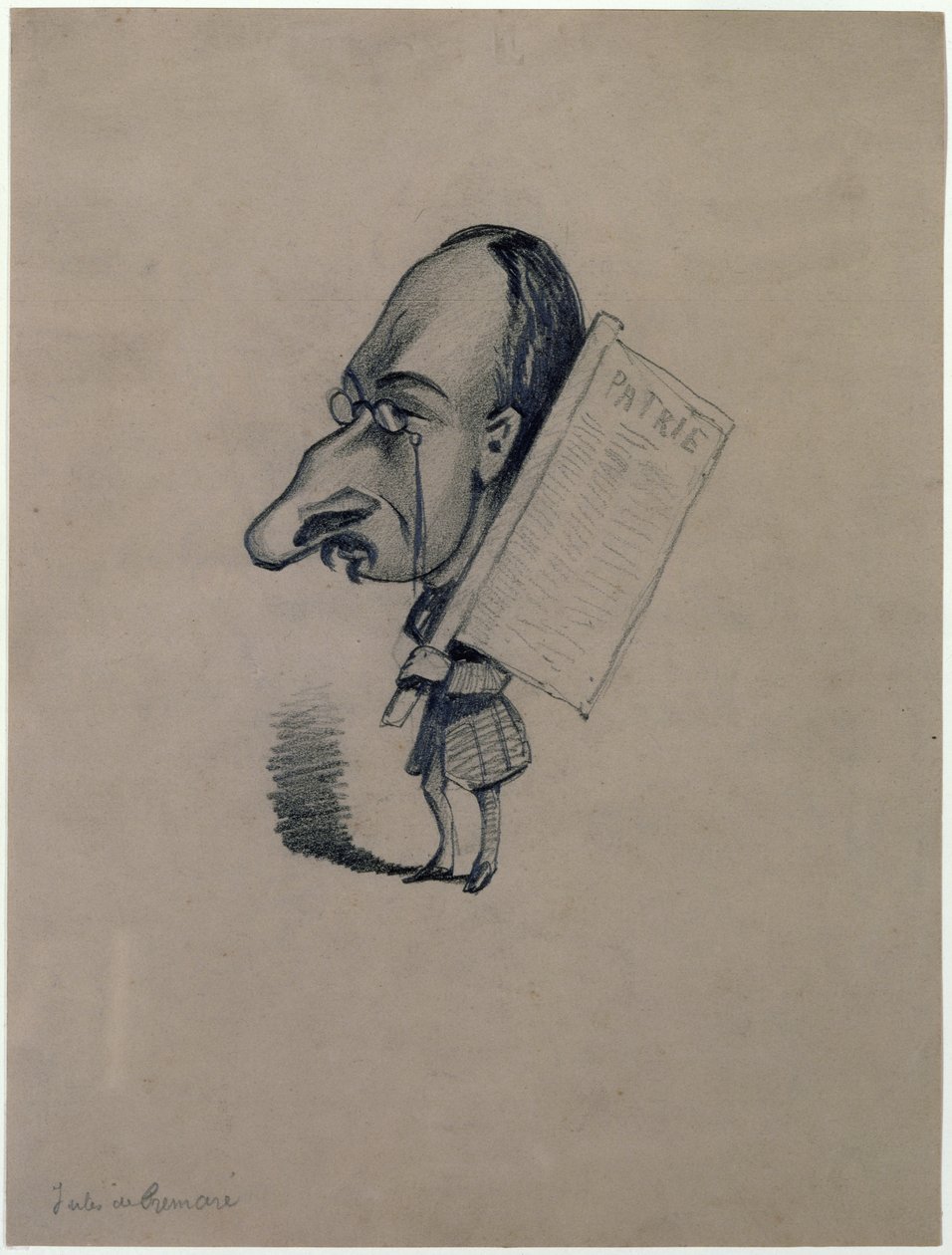 Jules de Premaray (1819-68) z fotografii Nadara, c.1858 autorstwa Claude Monet