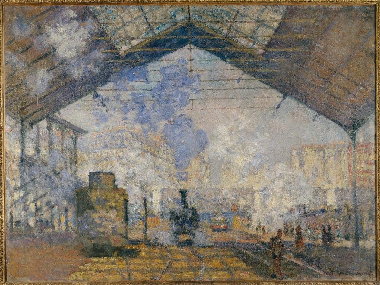 Gare Saint-Lazare autorstwa Claude Monet