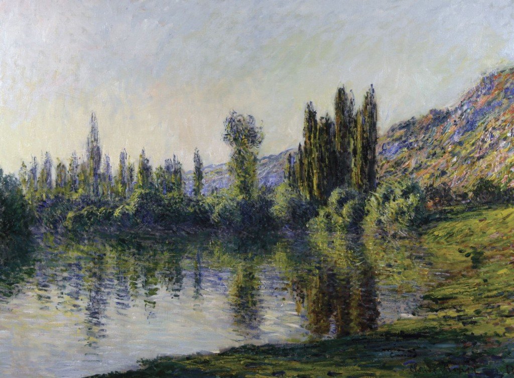 Sekwana w Vétheuil autorstwa Claude Monet