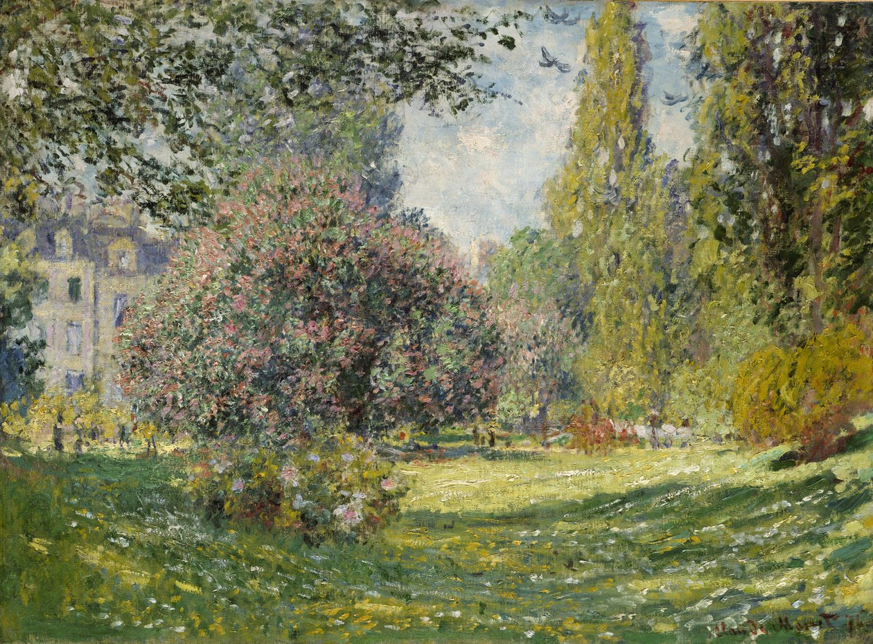 Krajobraz, Park Monceau autorstwa Claude Monet