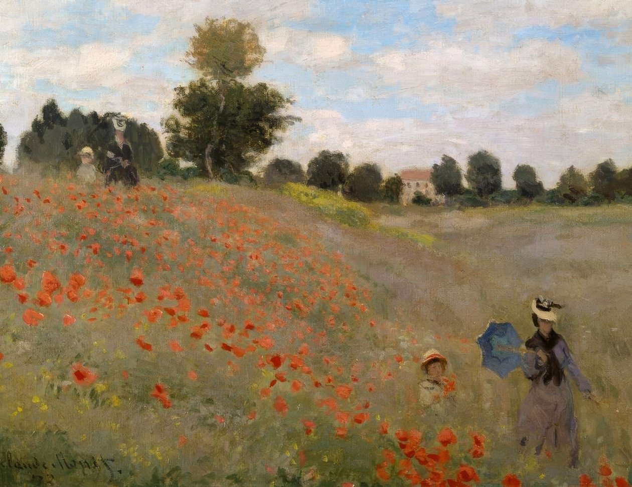 Maki w Argenteuil autorstwa Claude Monet