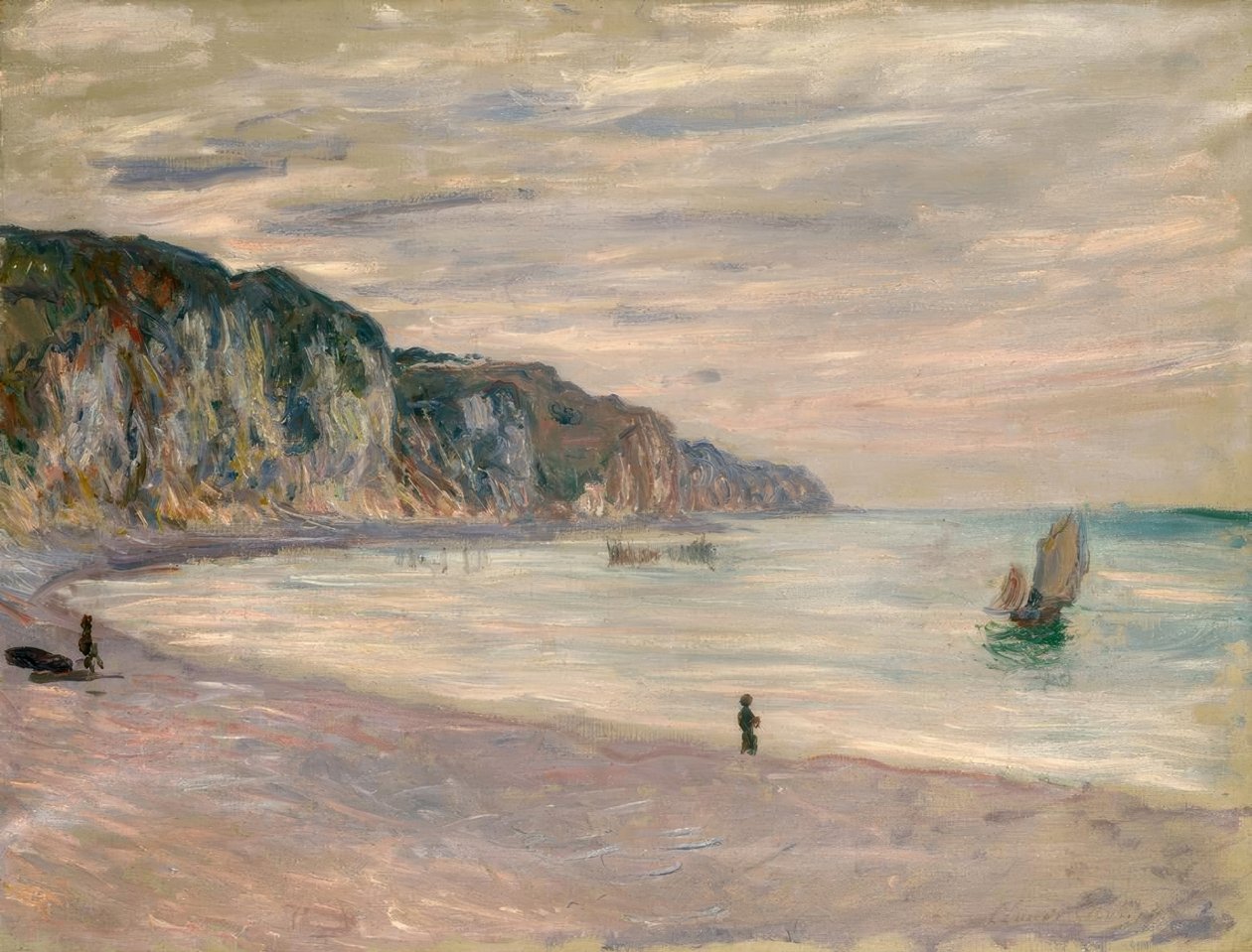 Klify w Pourville autorstwa Claude Monet