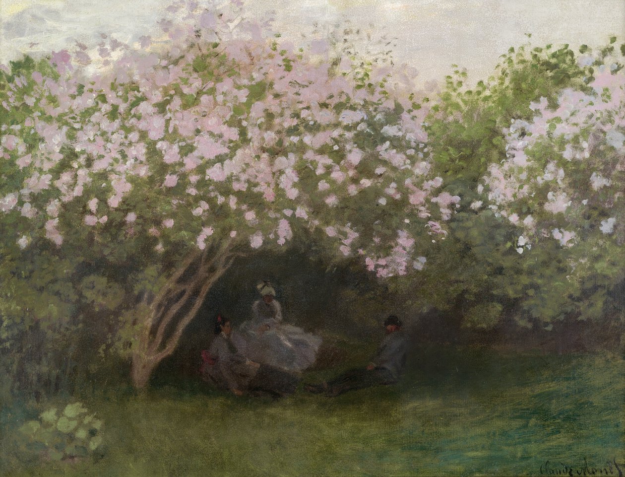 Bzy, szara pogoda, 1872 autorstwa Claude Monet