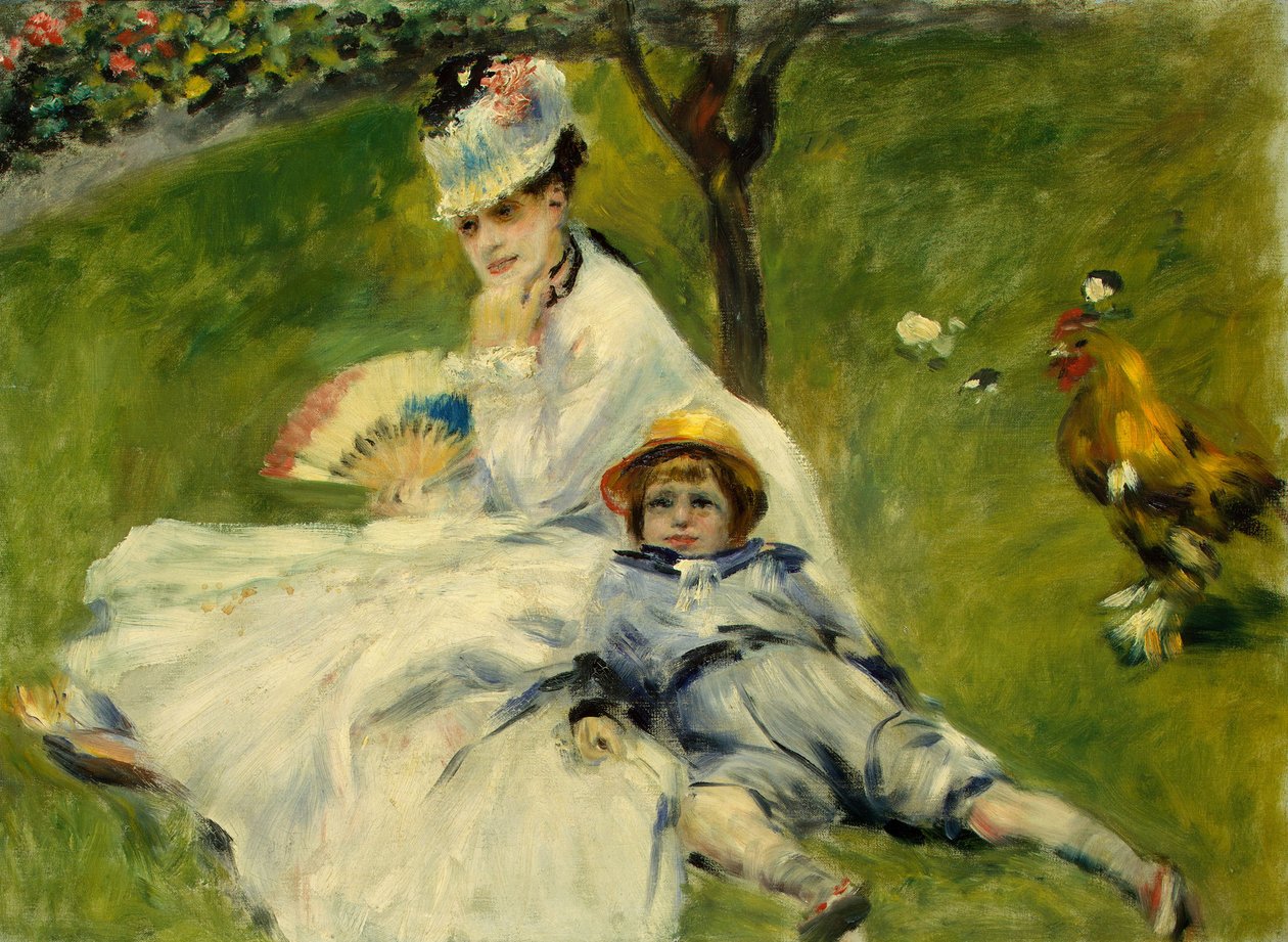 Madame Monet i jej syn autorstwa Claude Monet