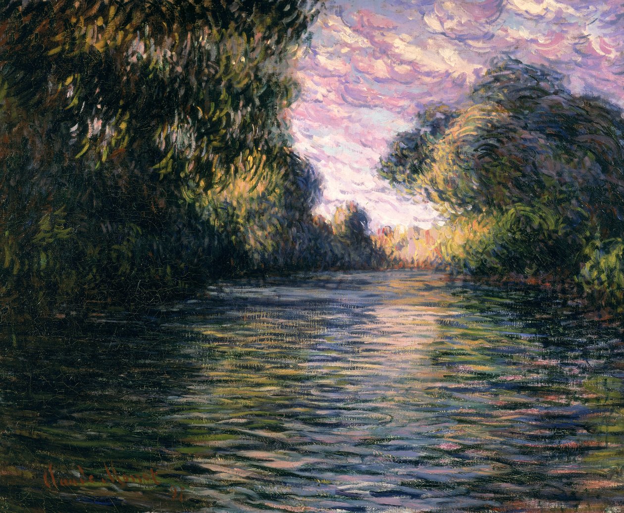 Poranek nad Sekwaną, 1897 autorstwa Claude Monet