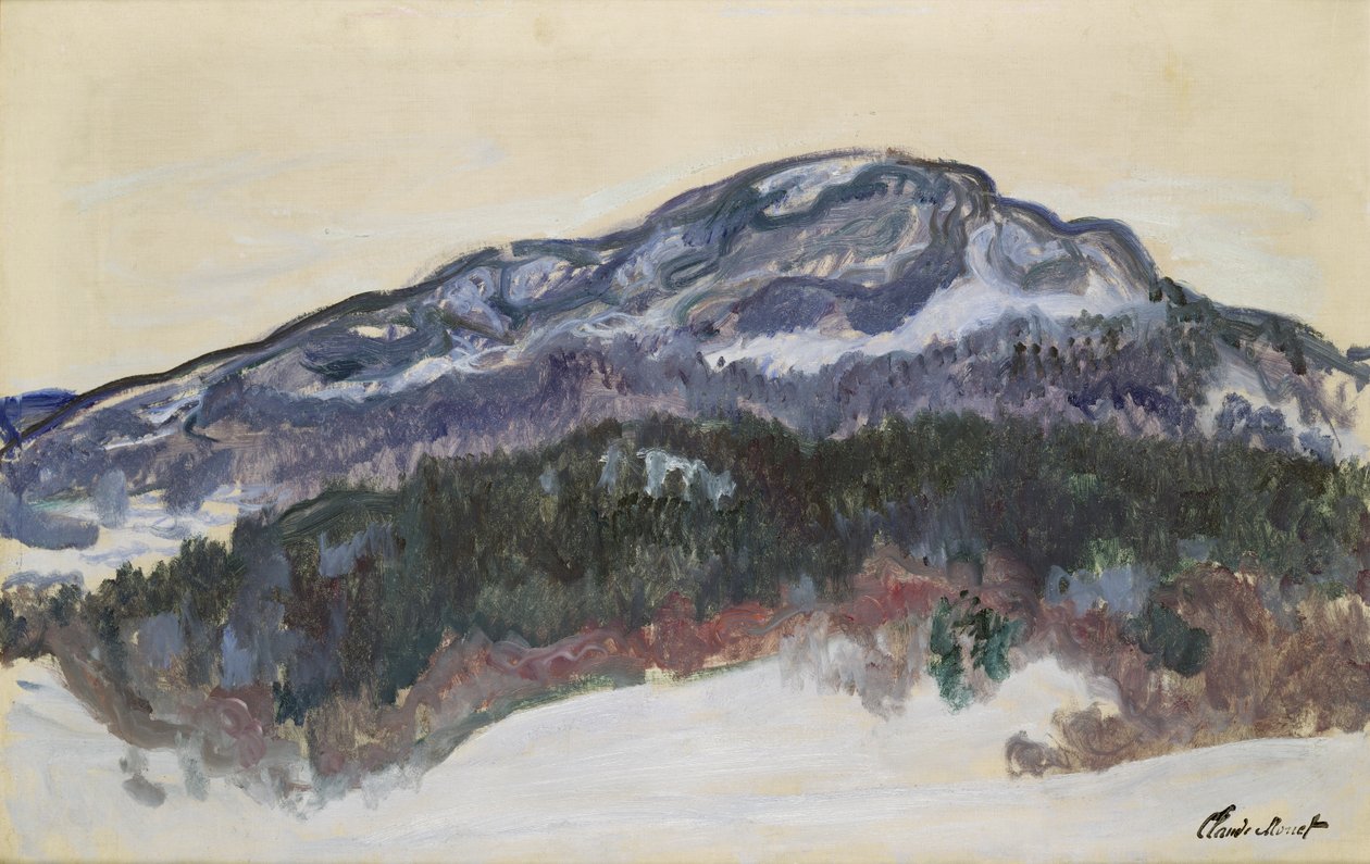 Góra Kolsaas, Norwegia, 1895 autorstwa Claude Monet