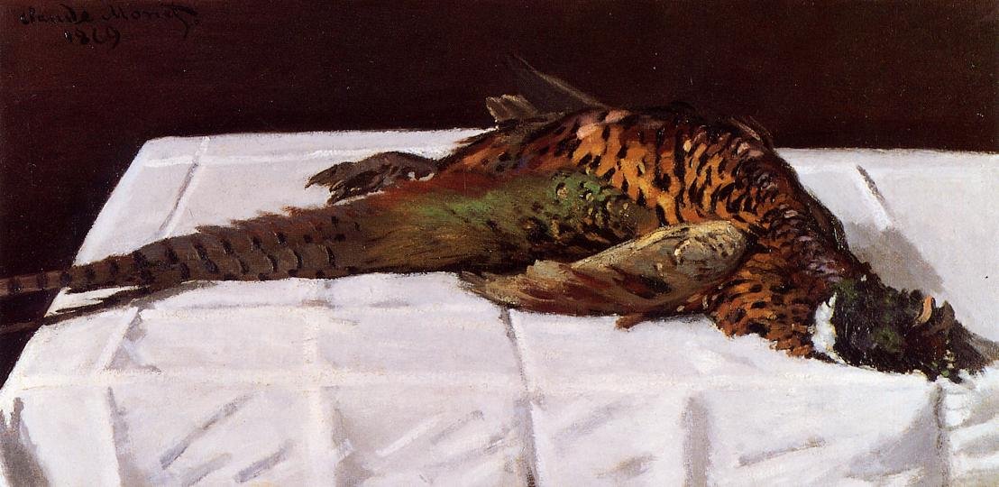 Bażant autorstwa Claude Monet