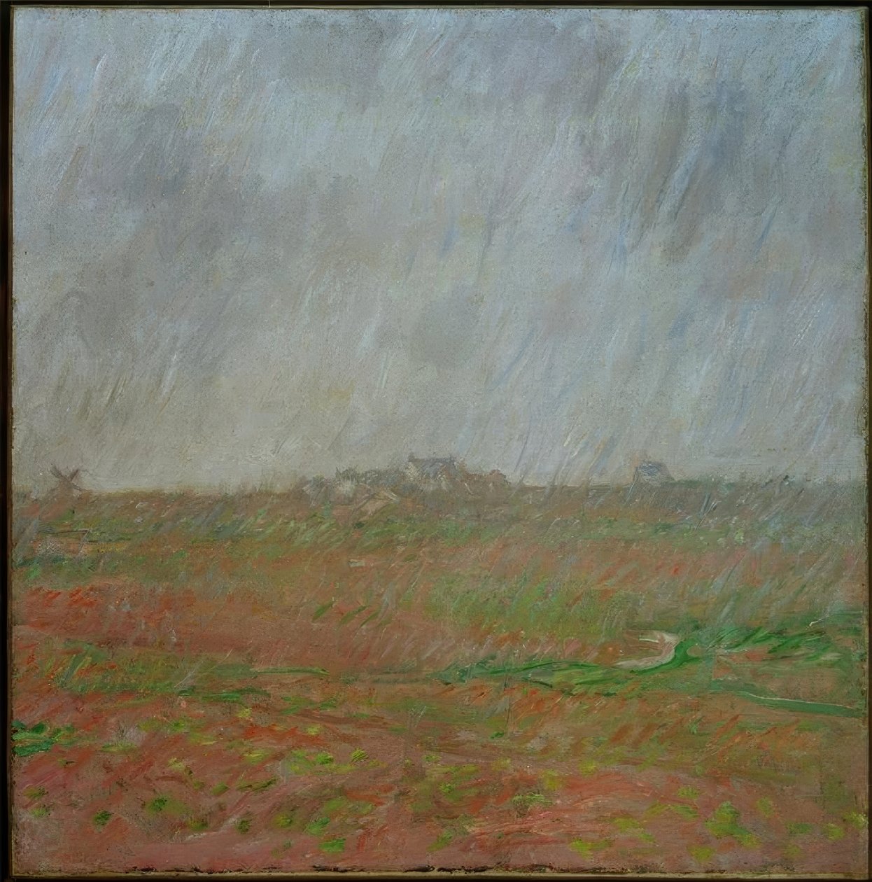 Deszcz w Belle-Ile autorstwa Claude Monet