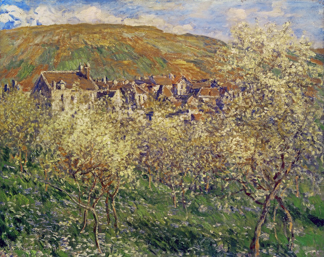 Śliwki w kwiecie, 1879 autorstwa Claude Monet
