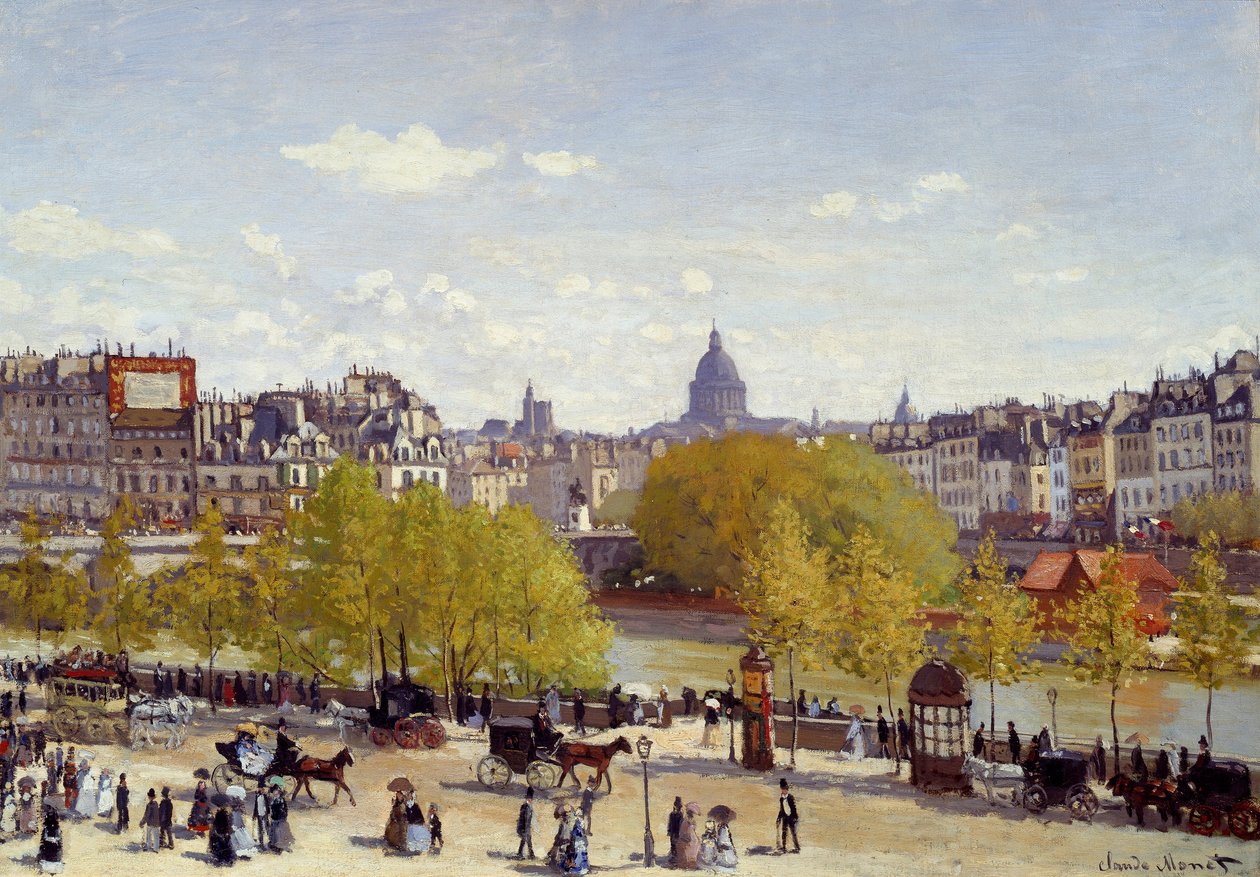 Quai du Louvre autorstwa Claude Monet