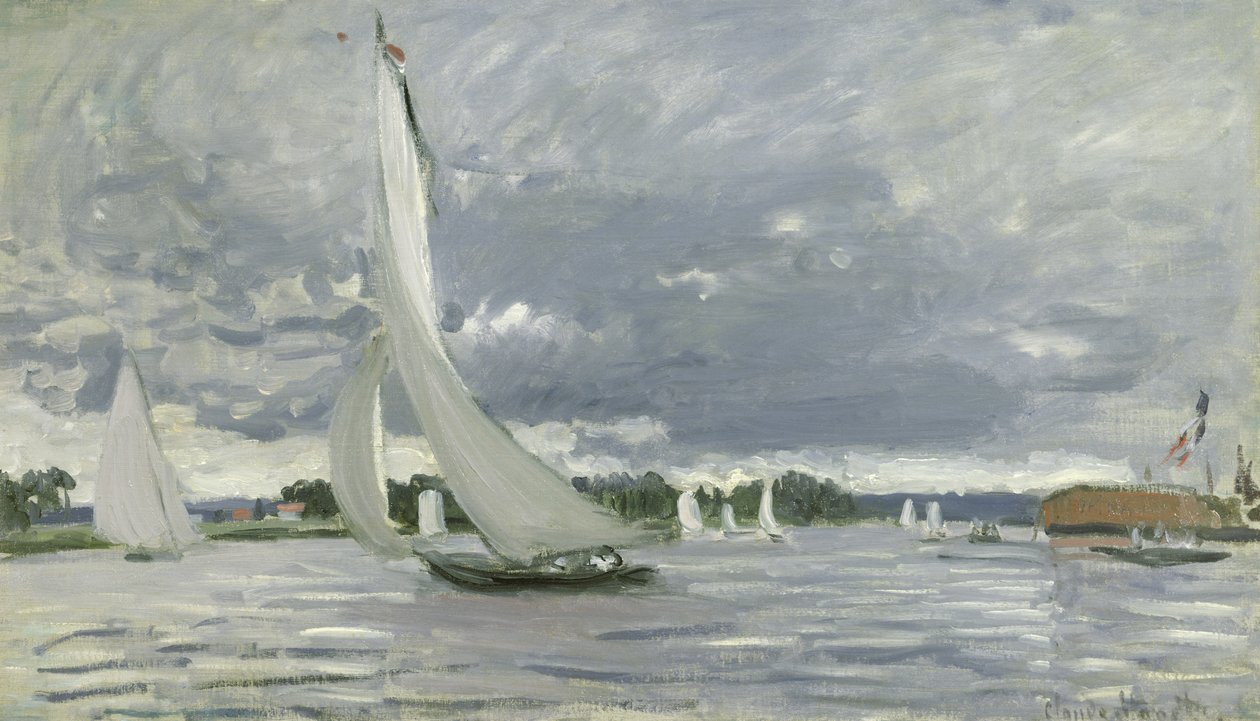 Regaty w Argenteuil, 1872 r. autorstwa Claude Monet