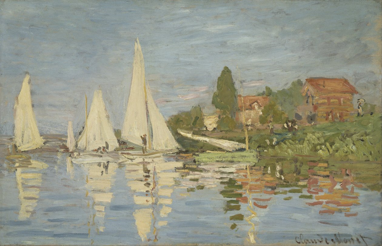 Regaty w Argenteuil autorstwa Claude Monet