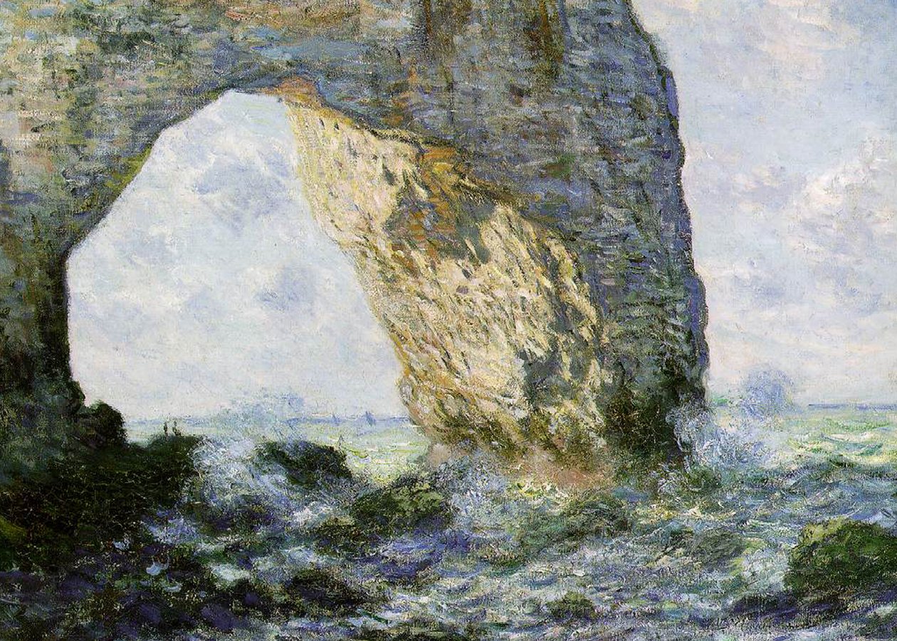 Łuk skalny autorstwa Claude Monet