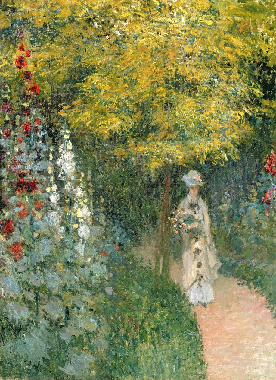 Ogród Różany, 1876 autorstwa Claude Monet