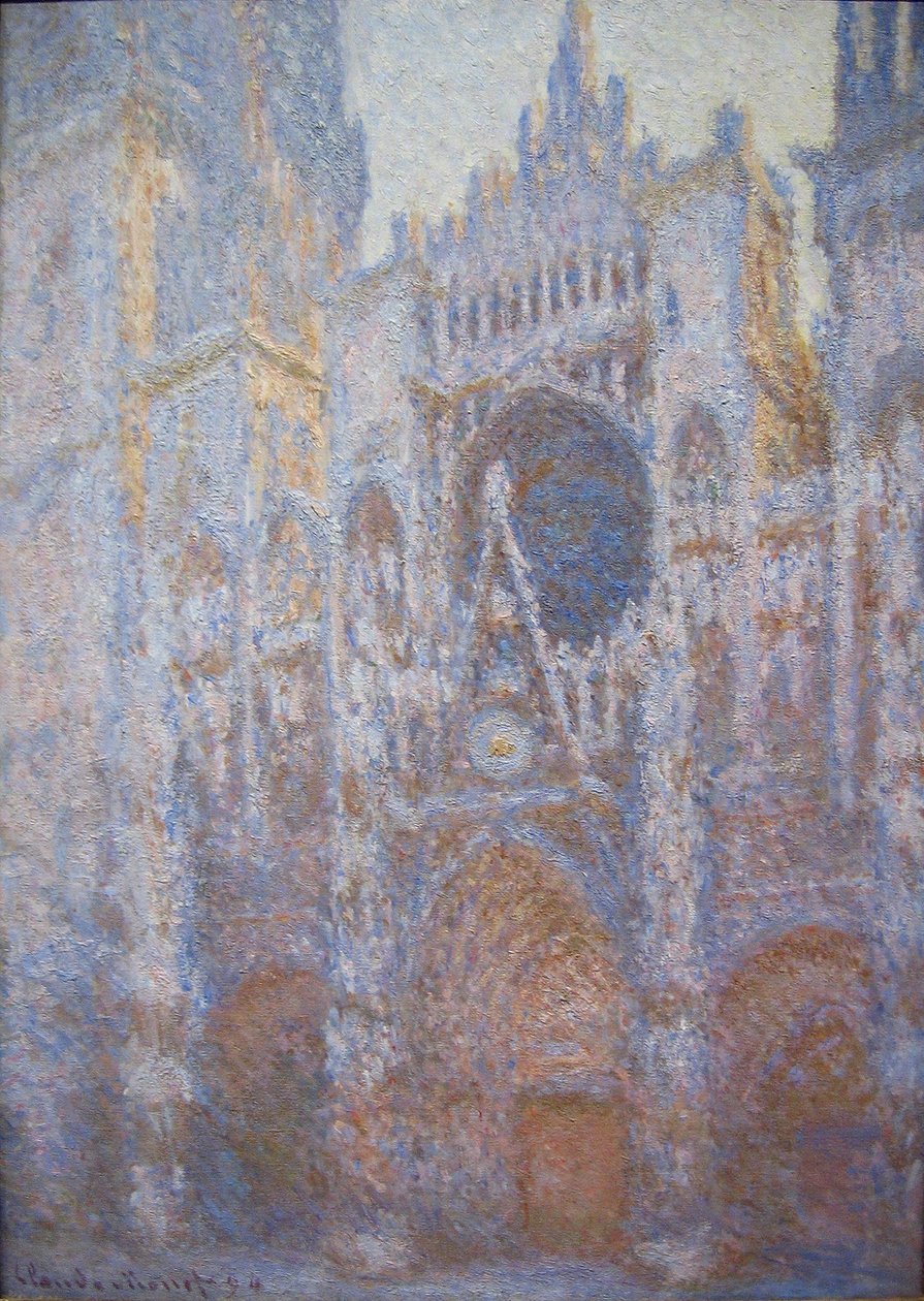 Katedra w Rouen, fasada zachodnia autorstwa Claude Monet