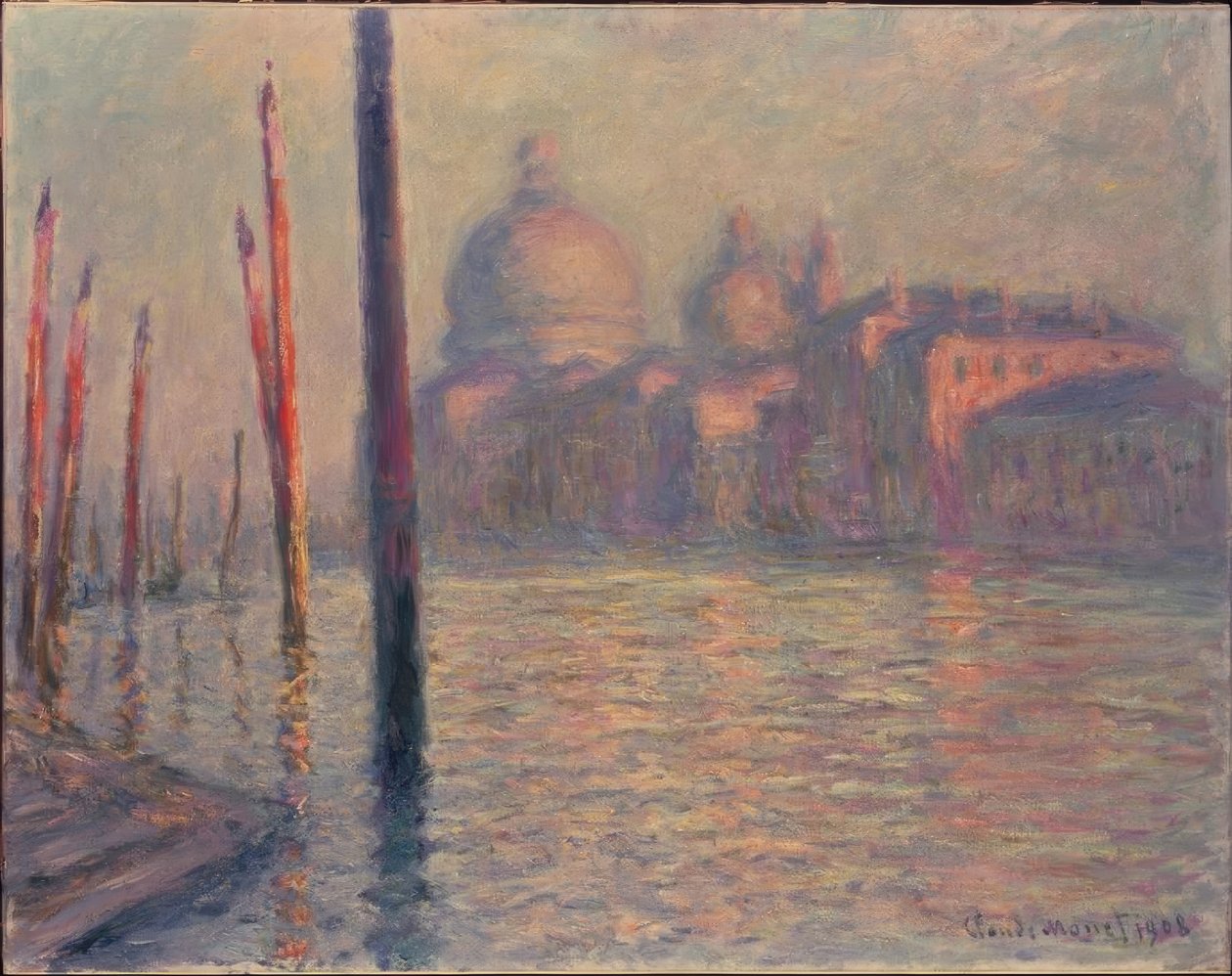 Santa Maria della Salute i Wielki Kanał, Wenecja autorstwa Claude Monet