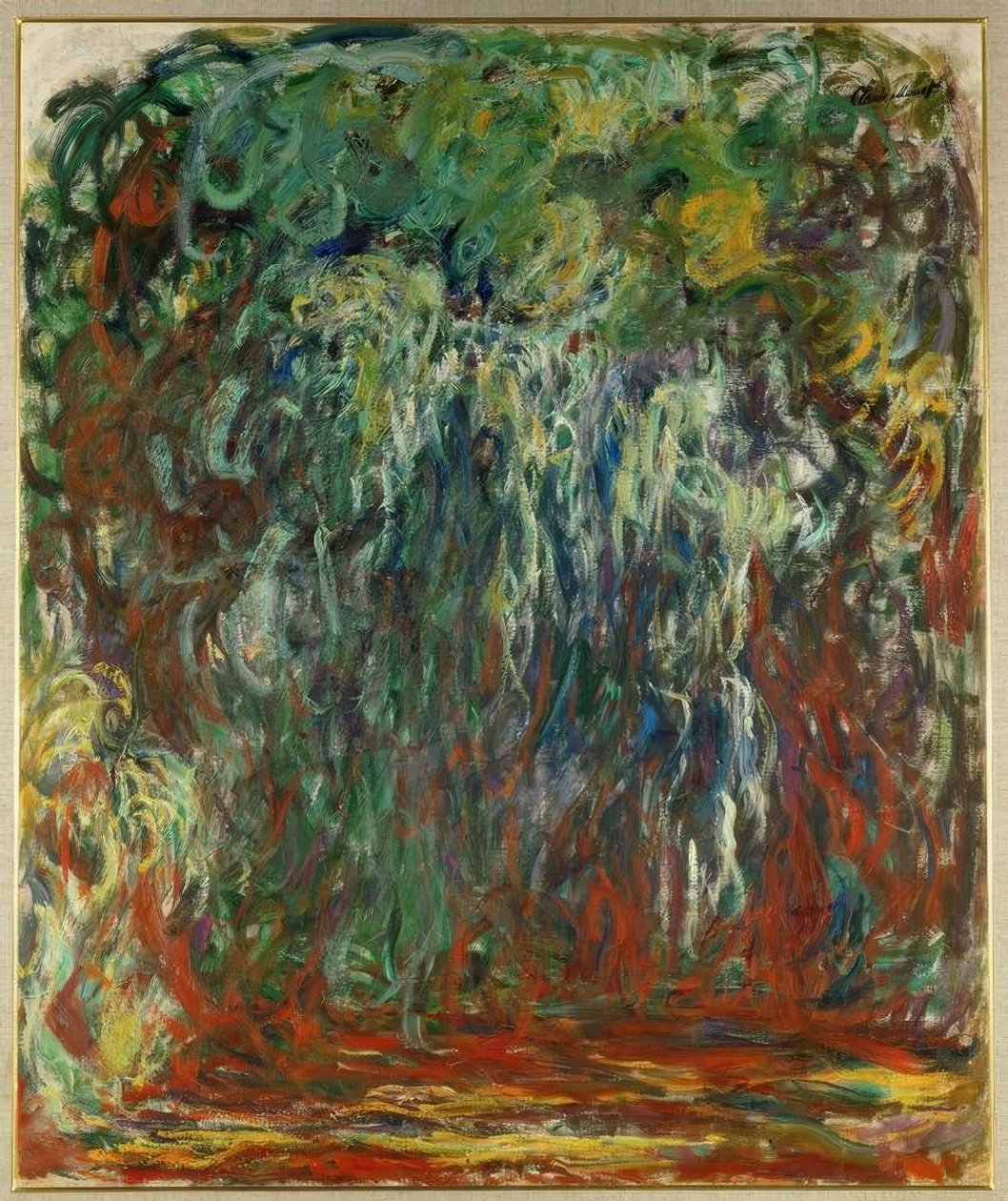 Wierzba płacząca, Giverny autorstwa Claude Monet