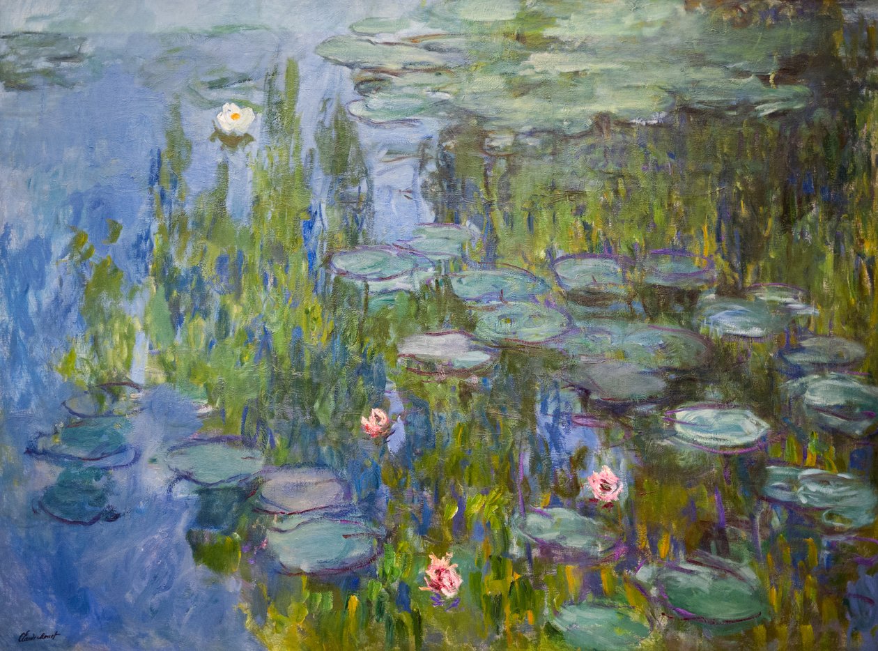 Lilie wodne autorstwa Claude Monet