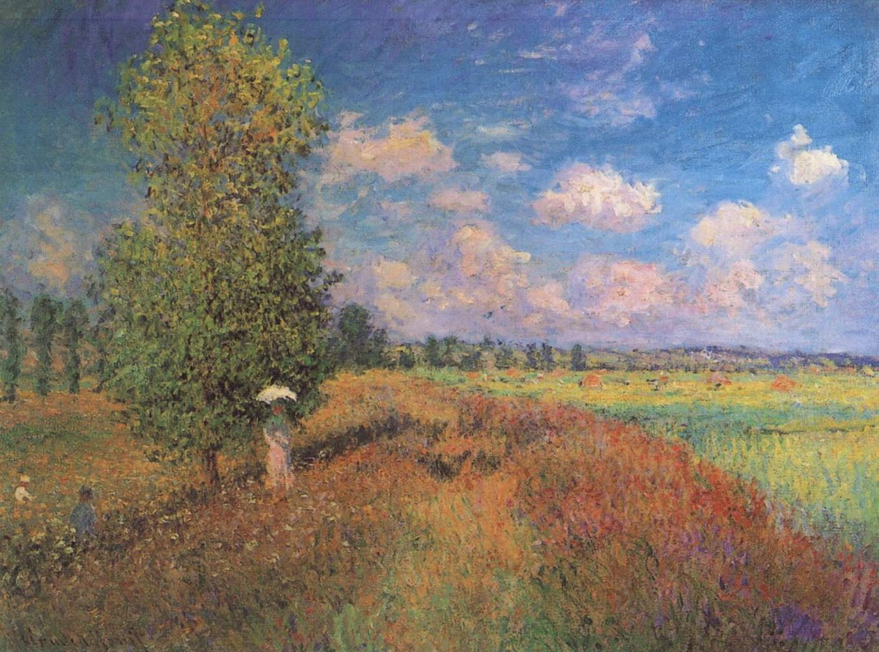 Letnie pole maku kukurydzianego autorstwa Claude Monet