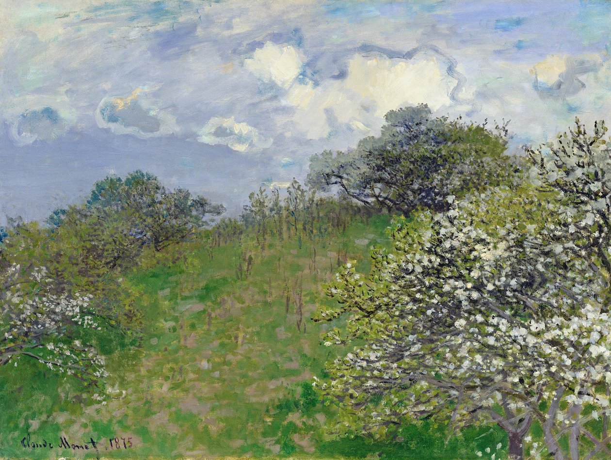 Wiosna, 1875 autorstwa Claude Monet