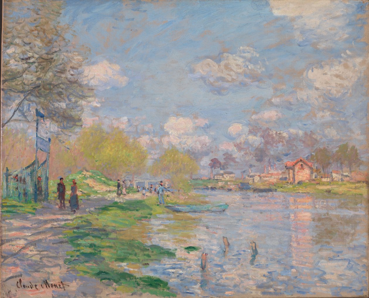 Wiosna nad Sekwaną autorstwa Claude Monet