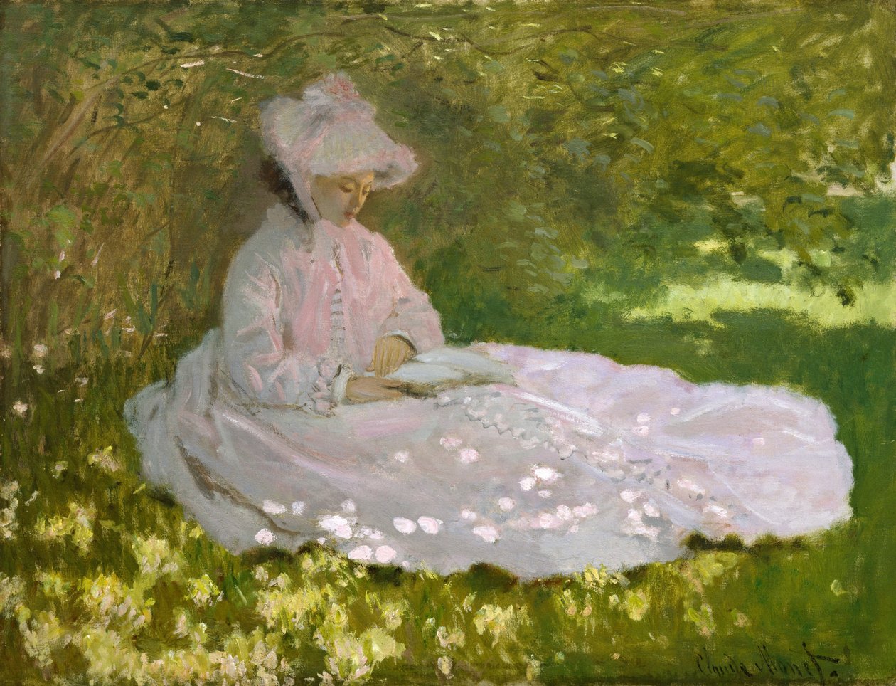 Wiosna autorstwa Claude Monet