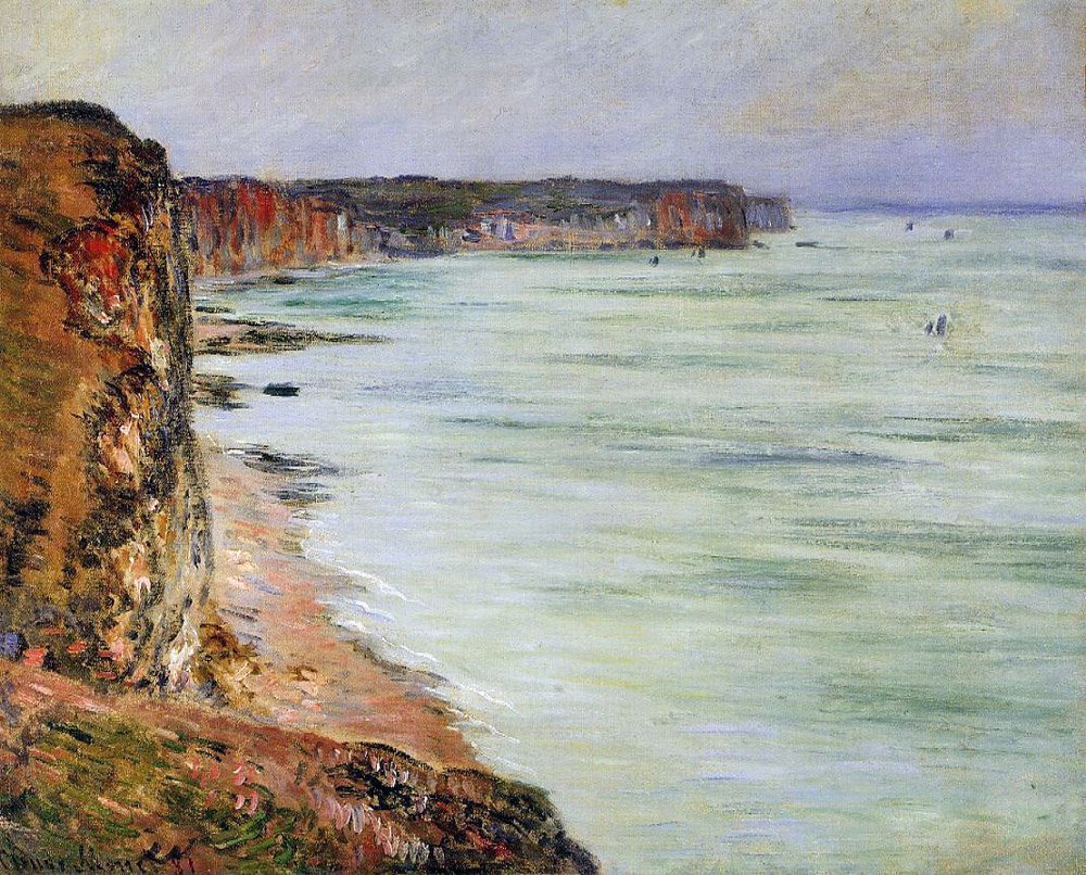 Cisza pogoda Pourville autorstwa Claude Monet