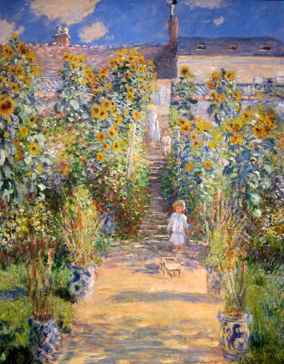 Ogród Artystów w Vétheuil autorstwa Claude Monet