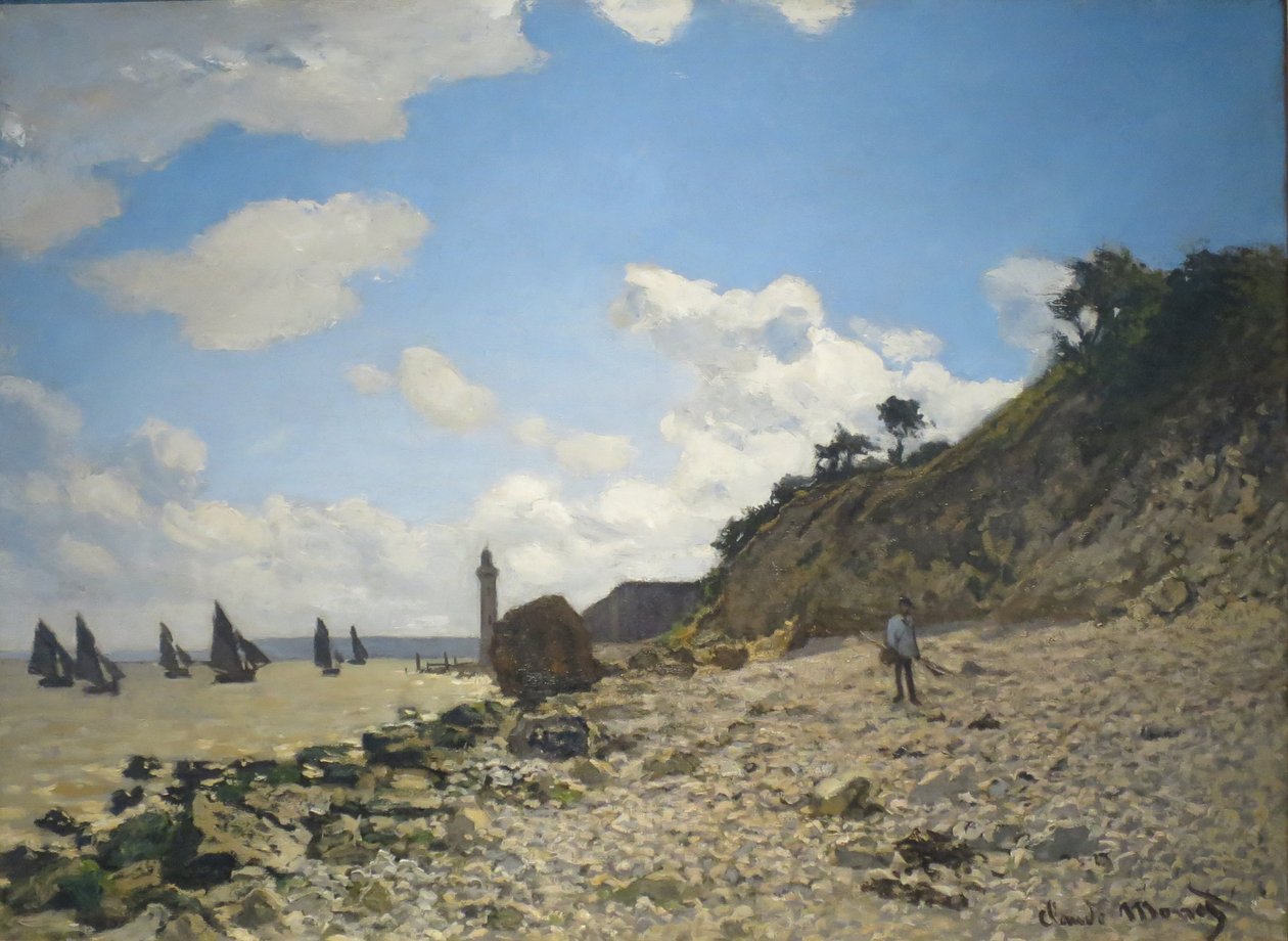 Plaża w Honfleur autorstwa Claude Monet