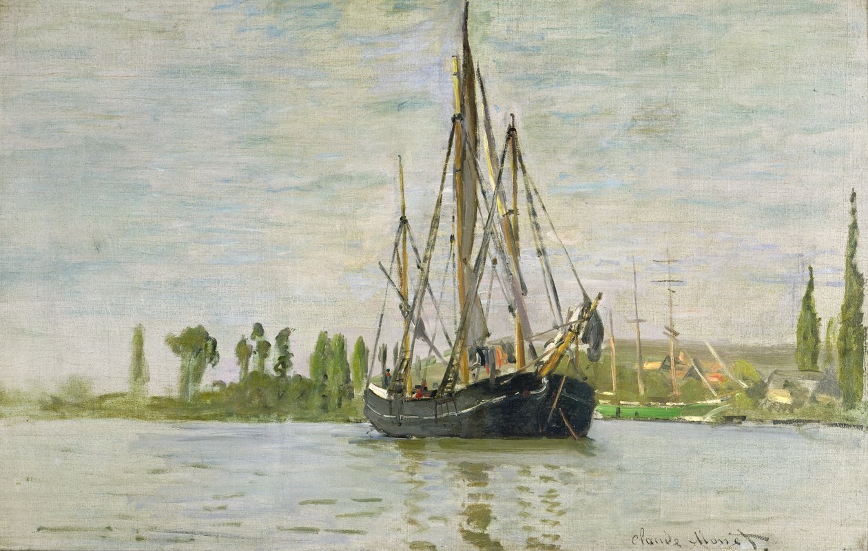 Chasse-Marée w Anchor, c.1871-72 autorstwa Claude Monet