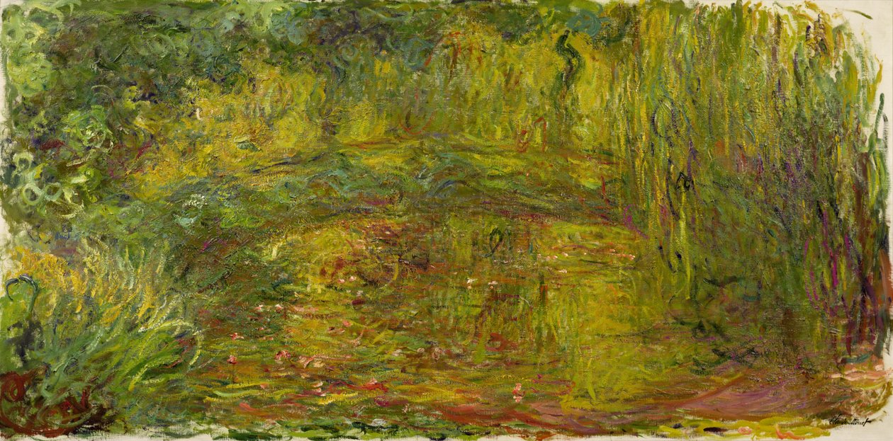 Most Japoński, 1918 autorstwa Claude Monet
