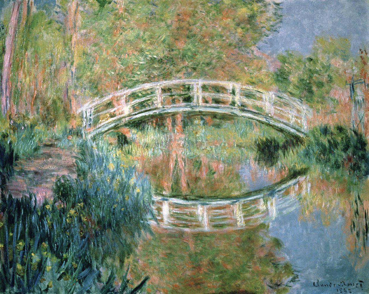 Most Japoński, Giverny, 1892 autorstwa Claude Monet