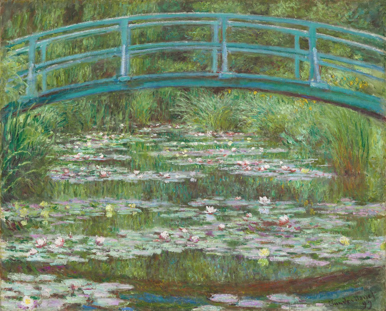 Kładka japońska, 1899 autorstwa Claude Monet