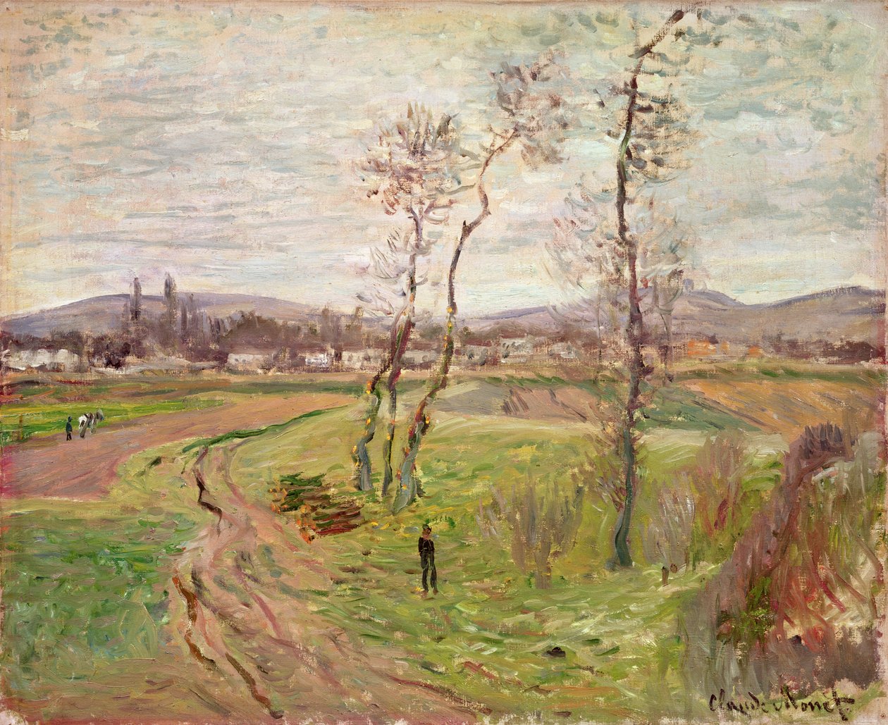 Równina w Gennevilliers, 1877 autorstwa Claude Monet