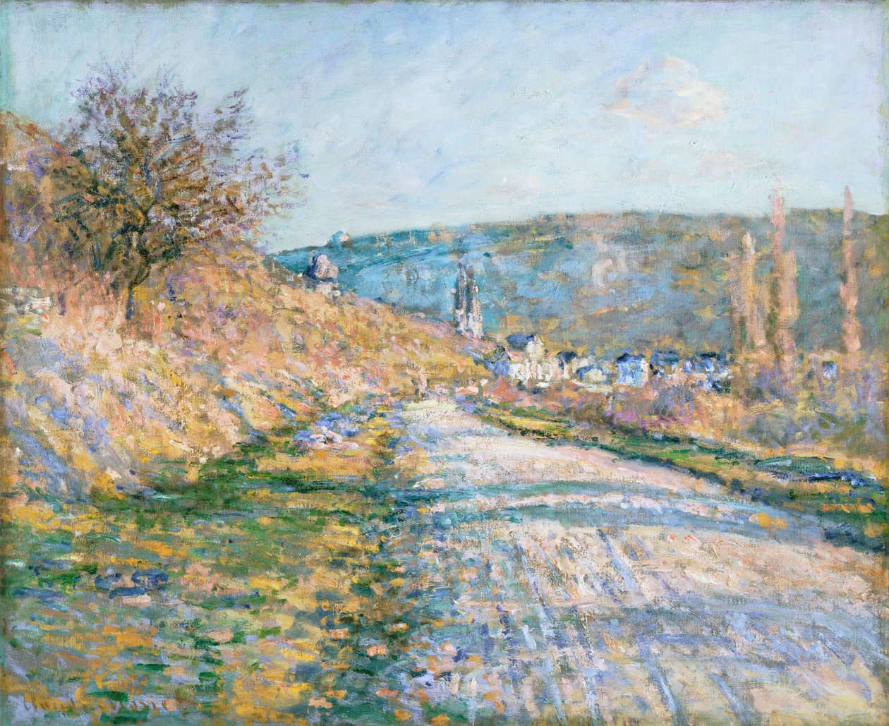 Droga do Vétheuil autorstwa Claude Monet