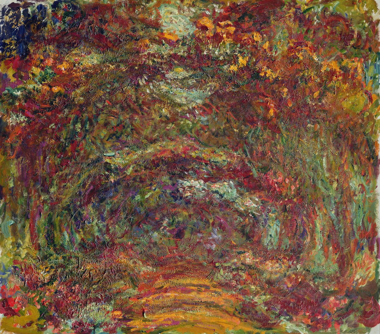 Różana Ścieżka, Giverny, 1920-22 autorstwa Claude Monet