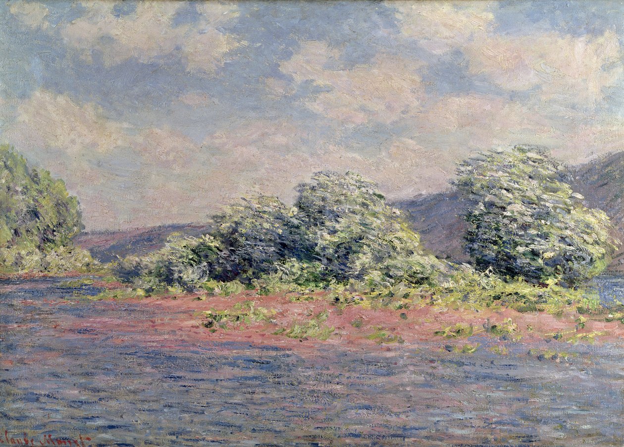 Sekwana w Port-Villez, c.1890 autorstwa Claude Monet
