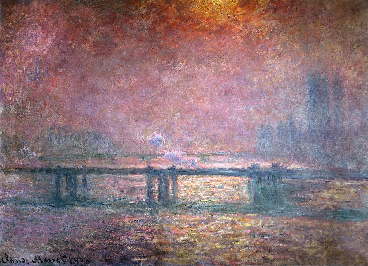 Tamiza przy Charing Cross, 1903 r. autorstwa Claude Monet