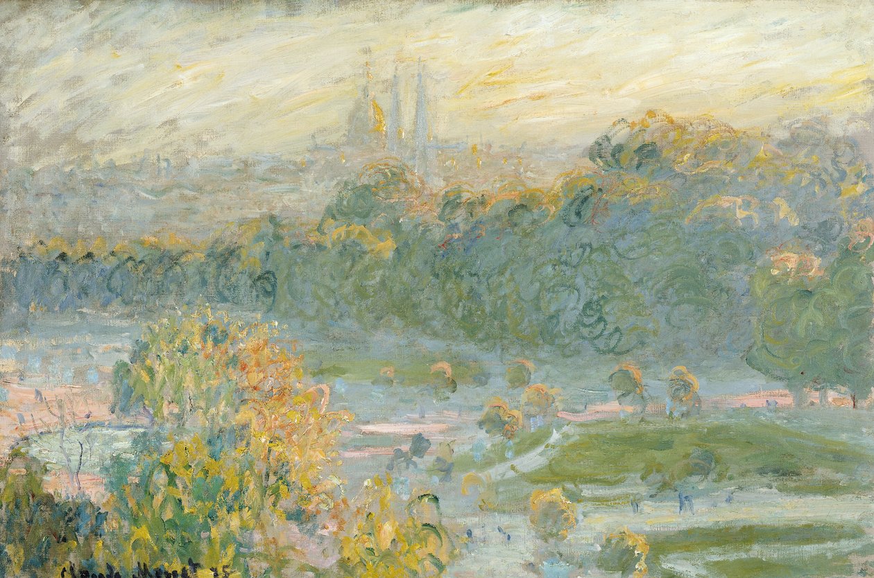 Tuileries (badanie) 1875 autorstwa Claude Monet