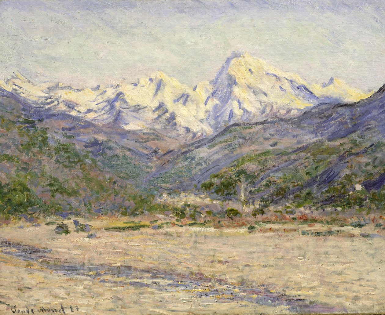 Dolina Nerwii autorstwa Claude Monet
