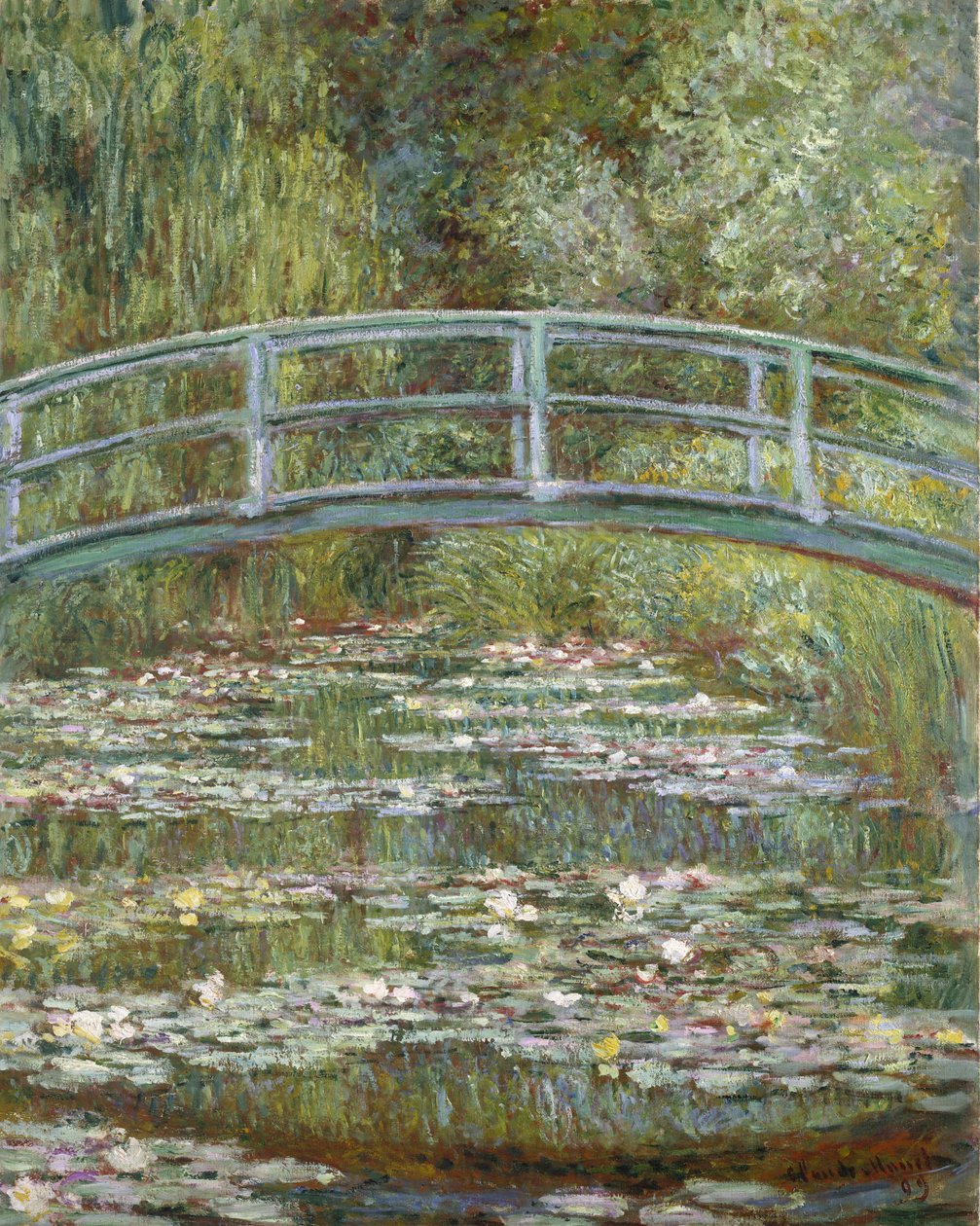Staw lilii wodnych (znany również jako most japoński) autorstwa Claude Monet