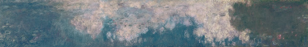 Lilie wodne - Chmury, 1914-18 (patrz także 64184,64185 i 64186) autorstwa Claude Monet