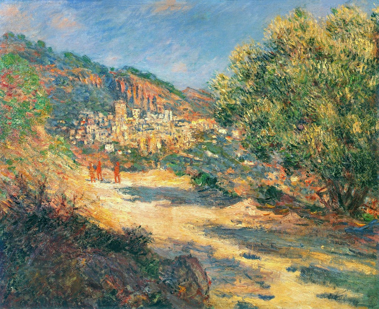 Droga do Monte Carlo autorstwa Claude Monet