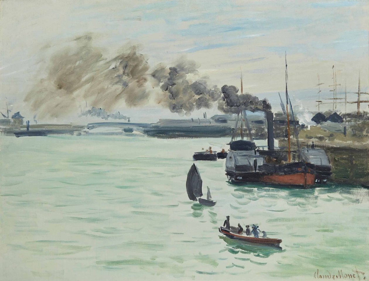 Trenuj na wsi autorstwa Claude Monet