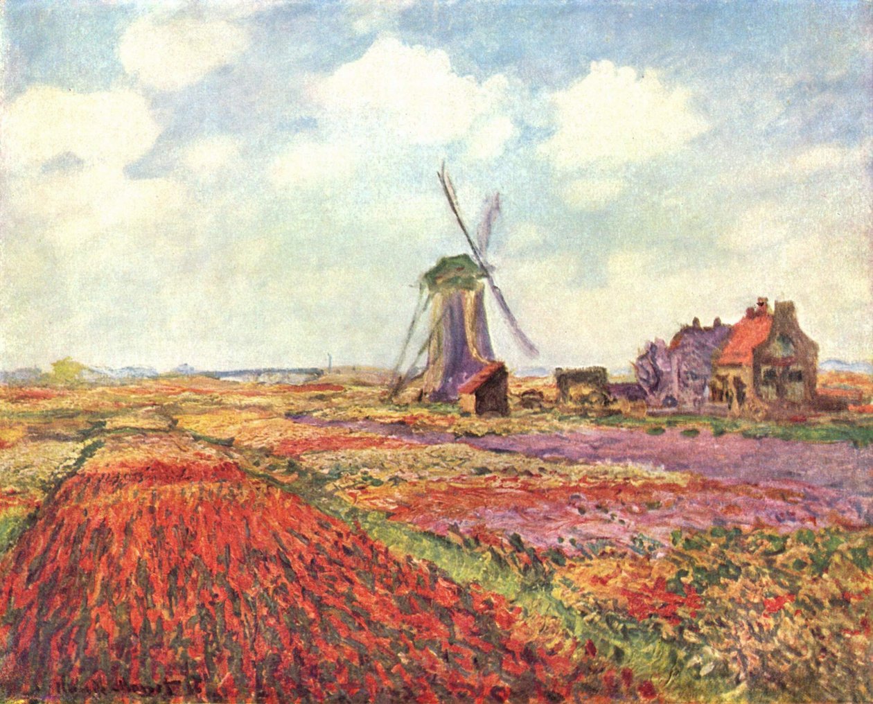 Tulipany z Holandii autorstwa Claude Monet