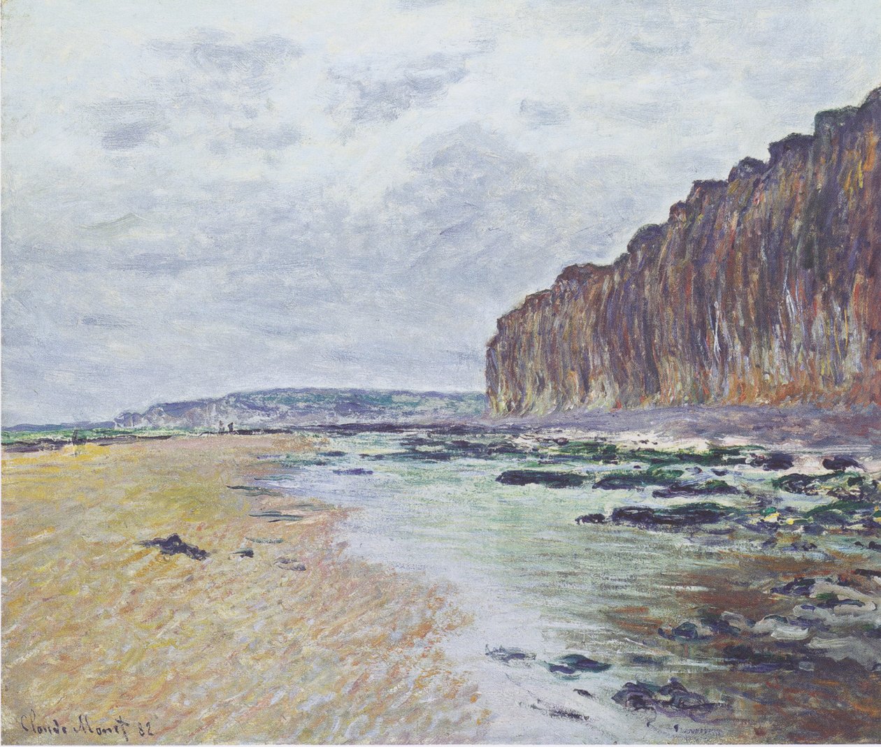 Warangeville, Ebbe autorstwa Claude Monet